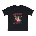 4th of July Hot Dog T-Shirt — Patriotic Retro Statue of Liberty BBQ Tee