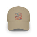 4th of July Hot Dog Baseball Cap — Fourth of July Patriotic Summer Hat